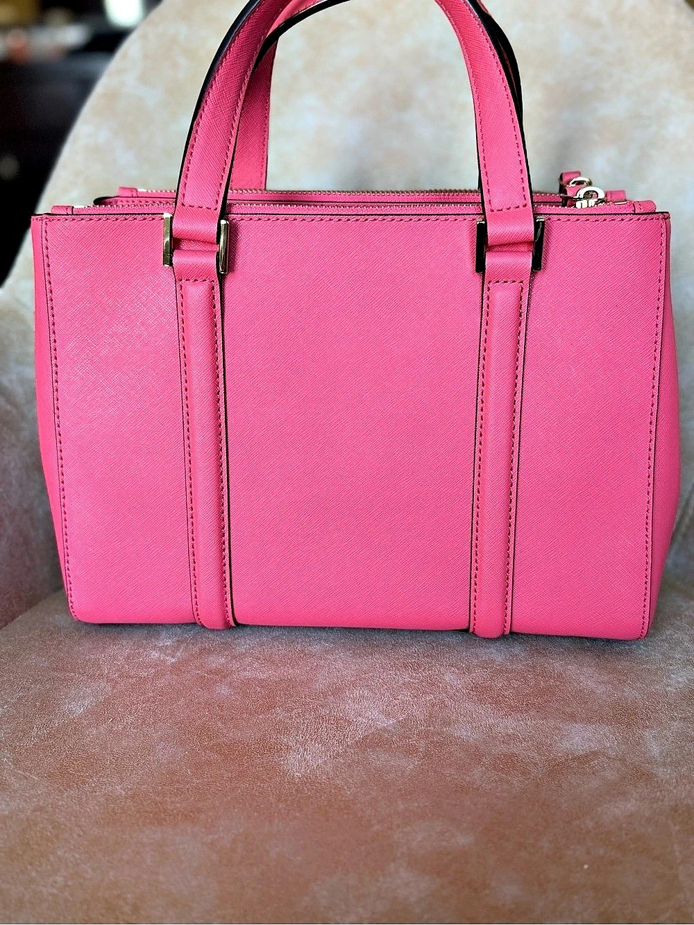 Kate Spade Mayfair Pink Tote Like New - Picture 2 of 12